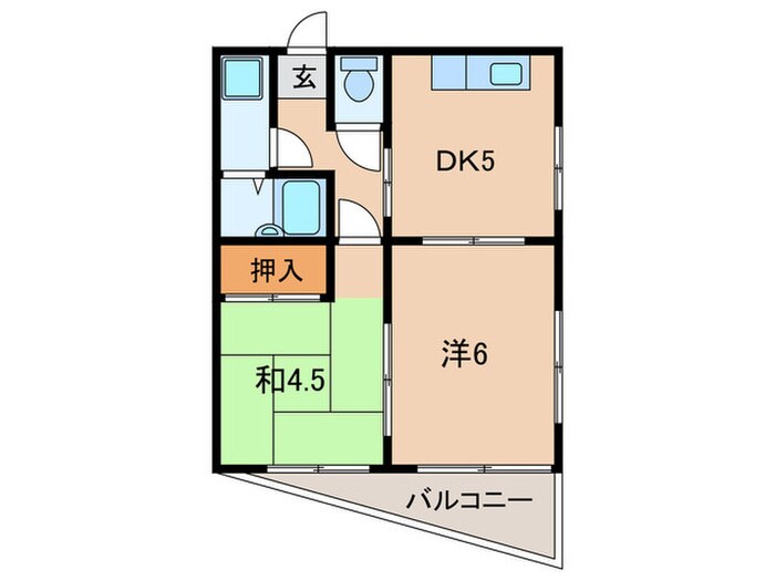 間取り図 中内ハイツ