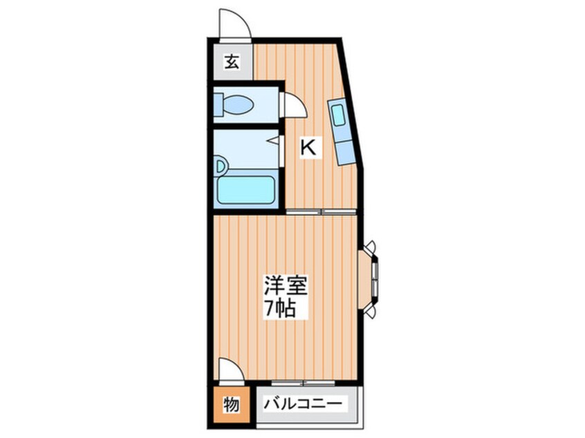 間取図 コンフォール月出町