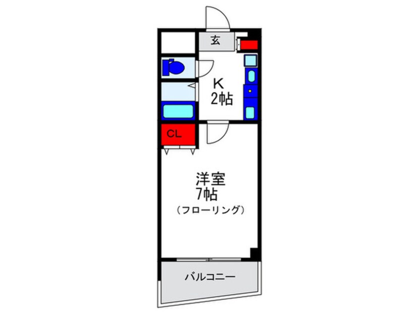 間取図 プレシャス豊中