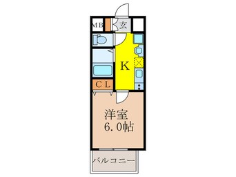 間取図 プレミアムステージ新大阪駅前Ⅱ