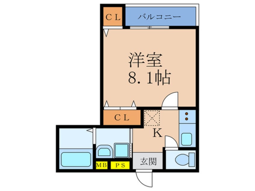 間取図 フジパレス長吉長原Ⅱ番館