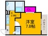 フジパレス初芝駅北 1Kの間取り