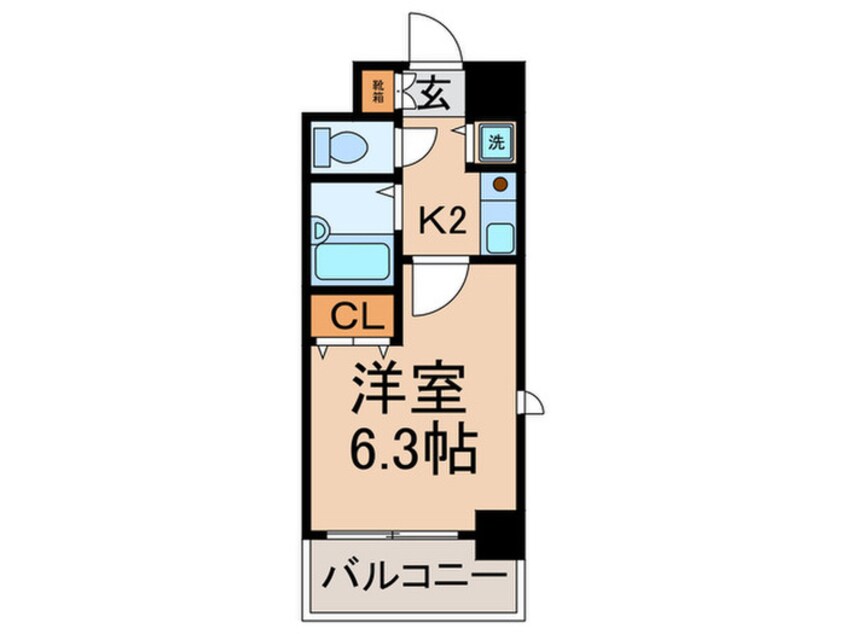 間取図 プレサンス京都烏丸御池Ⅱ(902)