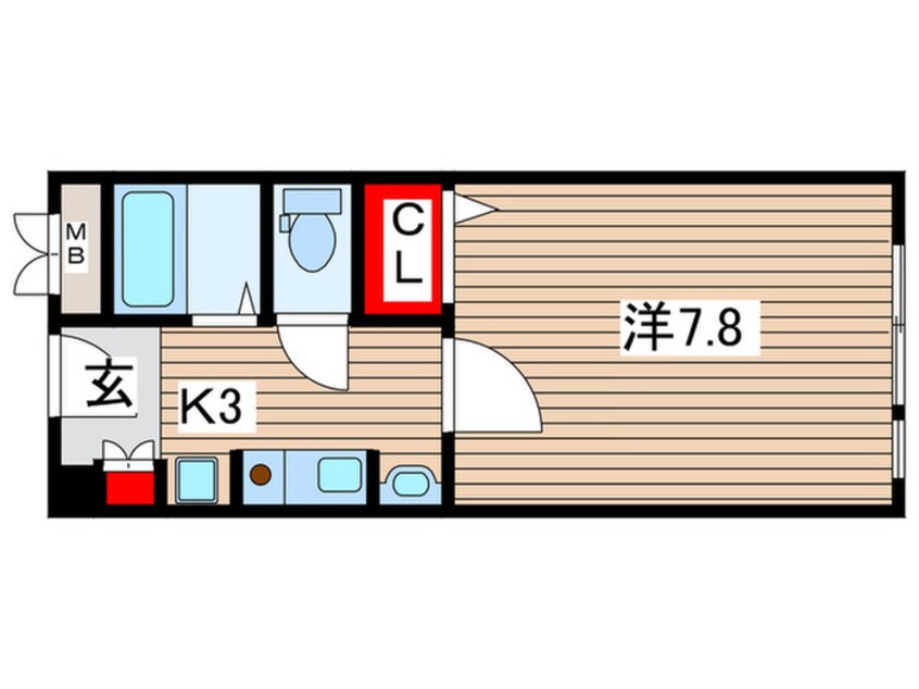 間取図 ラヴィ－タ箕面