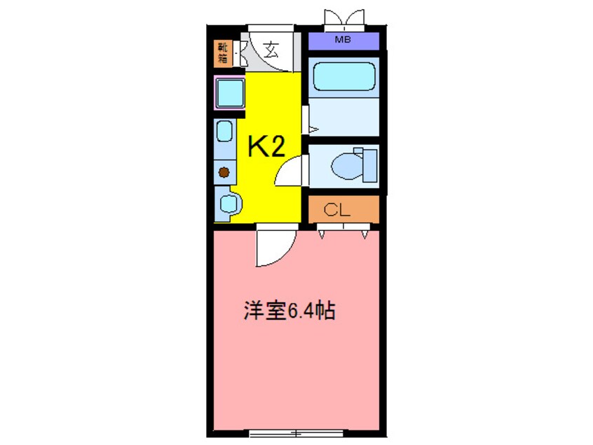 間取図 ラヴィ－タ箕面