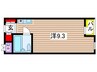 ラヴィ－タ箕面 1Rの間取り