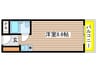 ラヴィ－タ箕面 1Rの間取り