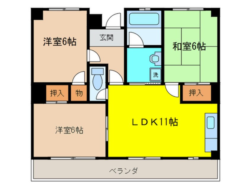 間取図 エクセル千里