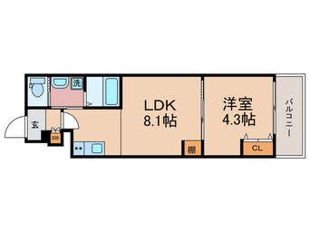 間取図 シャイン東山