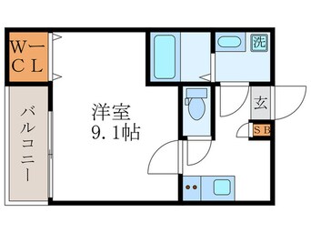 間取図 エステイトE桂川A棟