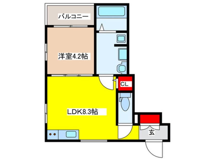 間取図 Muses花園本町