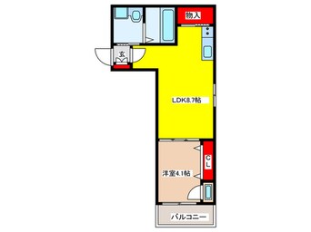 間取図 Muses花園本町