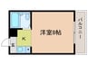 レーク山一 1Kの間取り