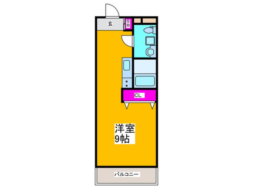 間取図 フェリーチェ百舌鳥