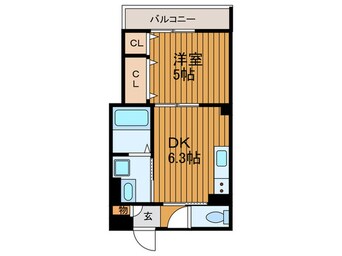 間取図 クリエオーレ清瀧