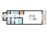 ｱｽｳﾞｪﾙ京都壬生WEST（204） 1Kの間取り