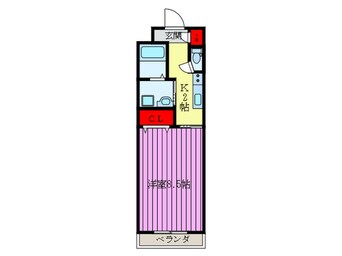 間取図 シャンテー枚方磯島