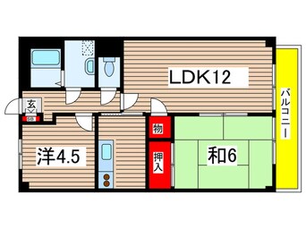 間取図 セシリアコート