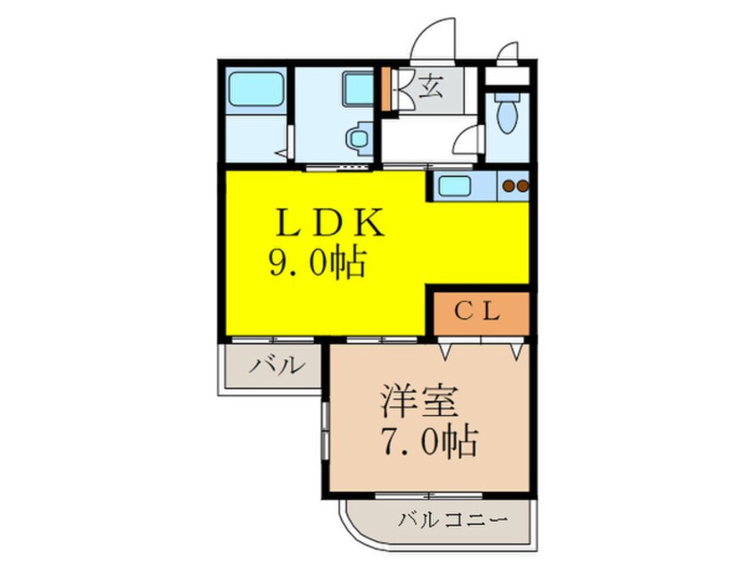 間取図 アスクコート