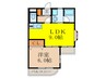 ASKコート 1LDKの間取り