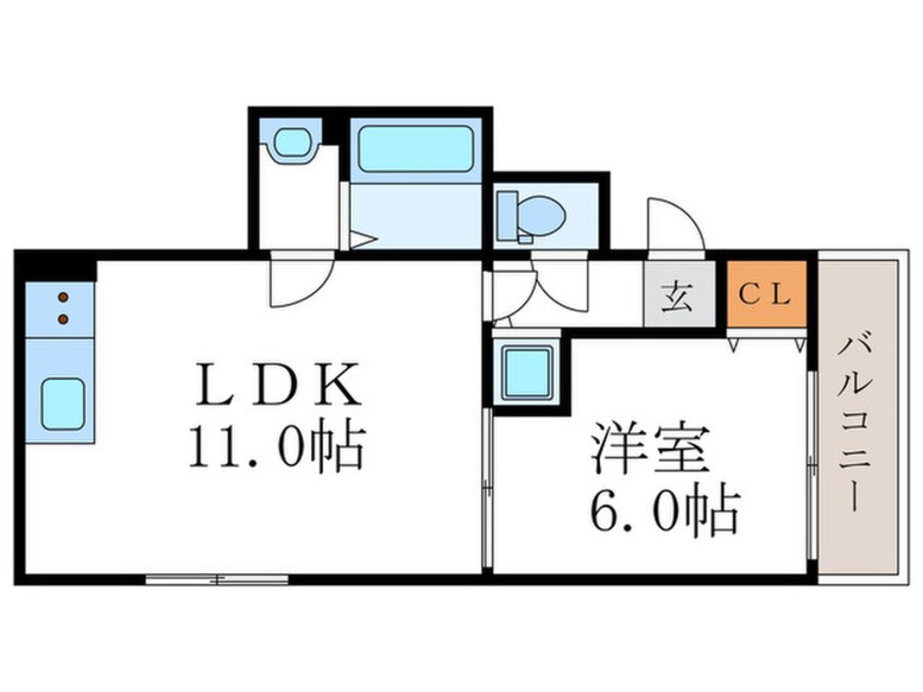 間取図 リブレ二条