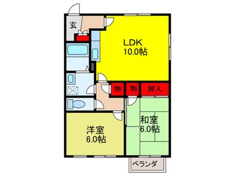 間取図 メゾン信貴