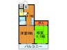 さくらハイツⅡ 2Kの間取り