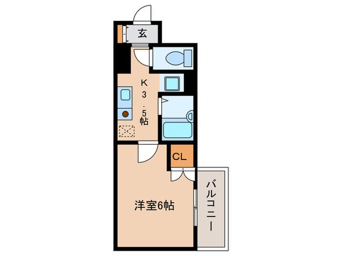 間取り図 エムロ－ド福島