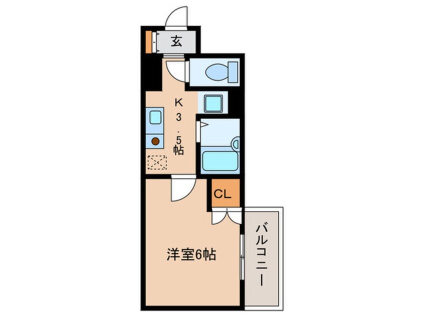 間取図 エムロ－ド福島