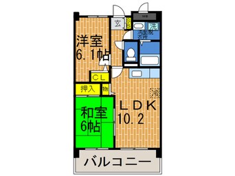 間取図 サンクレイドルカメヤマ