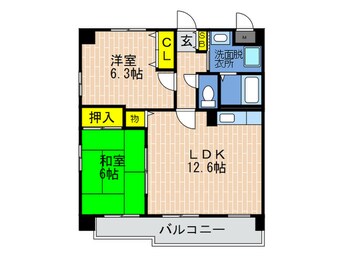 間取図 サンクレイドルカメヤマ