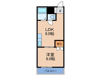 間取図 サンロイヤル柴島Ⅱ