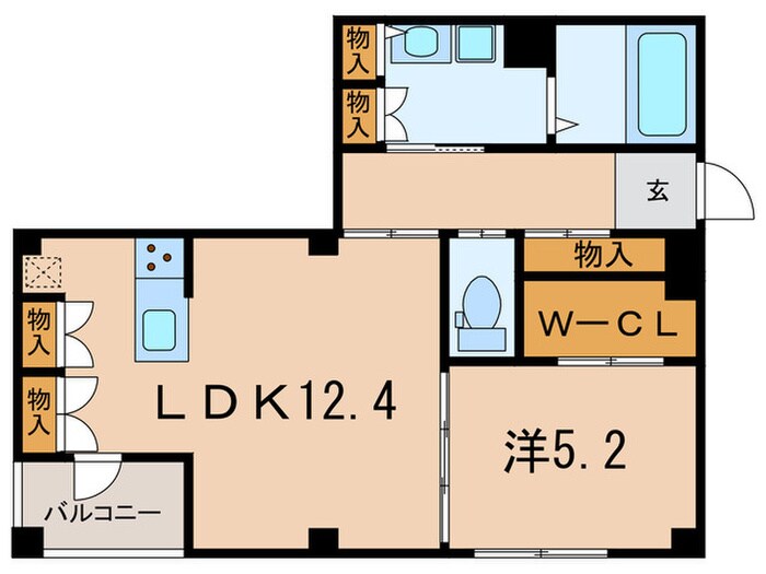 間取り図 Ａ－ＣＵＢＥ　ＨＯＮＭＡＣＨＩ
