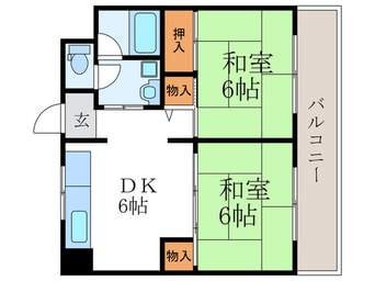 間取図 エクレール高辻