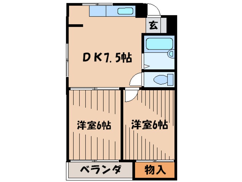 間取図 スミケン南塚口