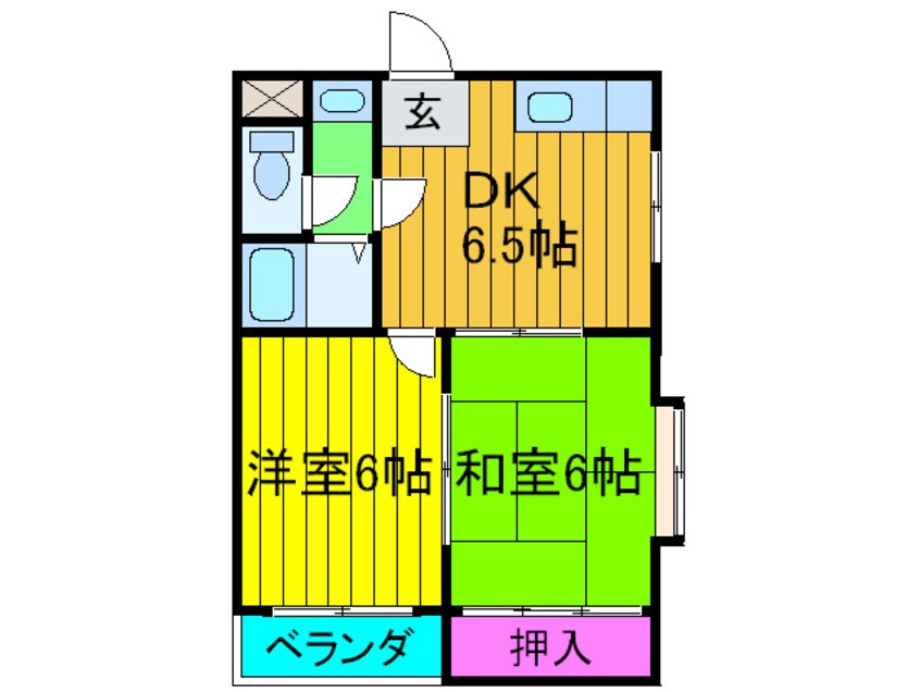 間取図 グレイス東香里