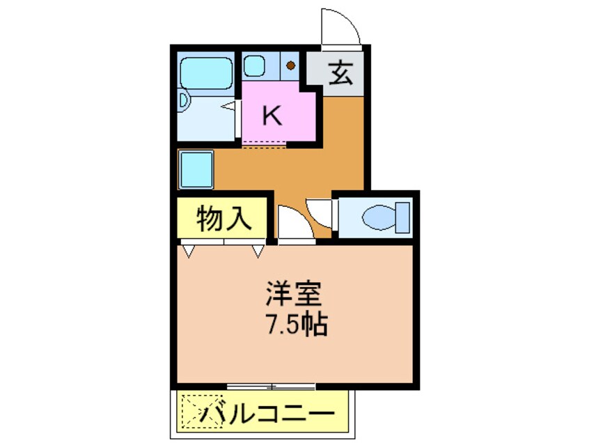 間取図 ハ－ベストヒル