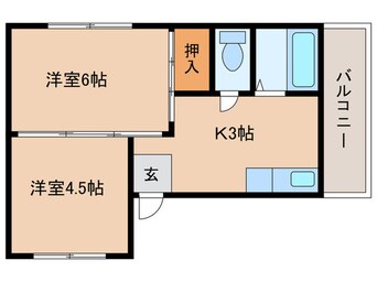 間取図 住道ハイツ