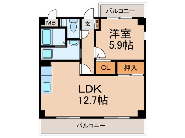間取り図 グランディ－ルシャト－
