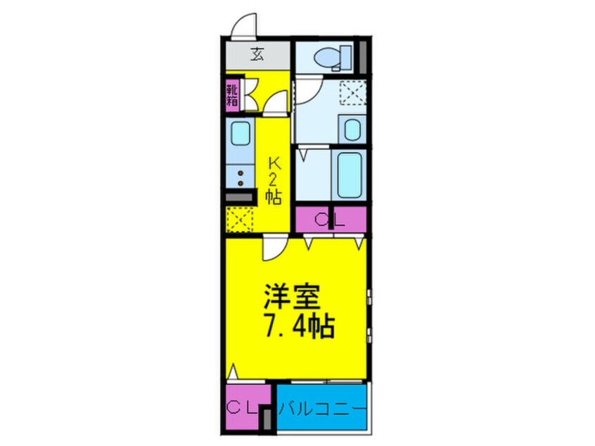 間取図 リバージュ　アネックス