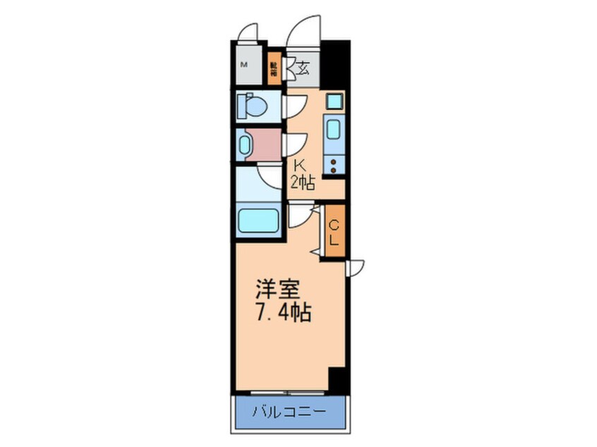 間取図 Mid Court Umekita