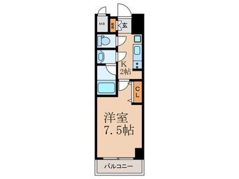 間取図 Mid Court Umekita