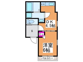 間取図 レーブル・メゾン住吉大社