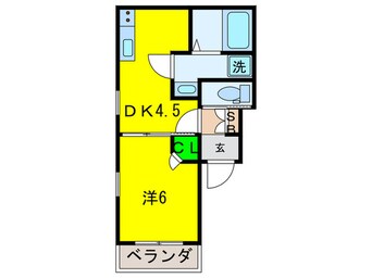 間取図 レーブル・メゾン住吉大社