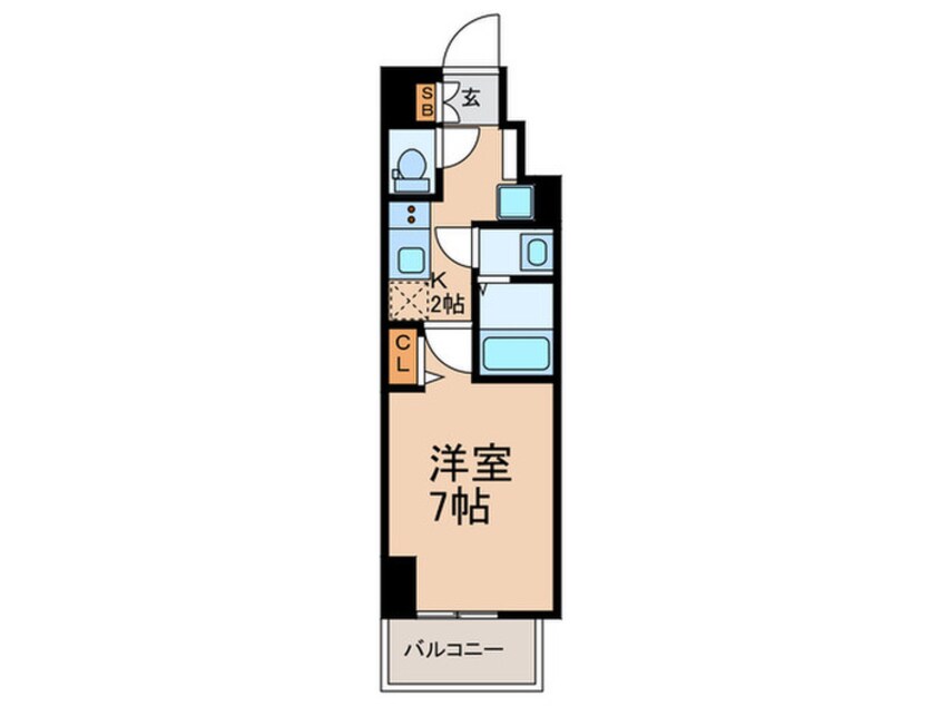 間取図 リヴェント森ノ宮