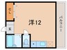 グランディア篠原弐番館 1Rの間取り