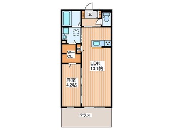 間取図 アンジェリック寝屋川