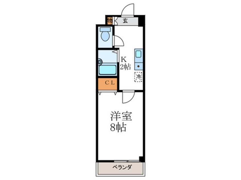 間取図 洛西メゾン