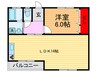 サンロイヤルマンション 1LDKの間取り