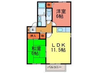 間取図 ウイング多田